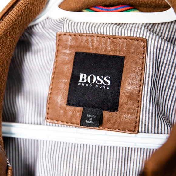 Hugo Boss Leather Jacket - Brown - 42R (L) - Picture 8 of 16
